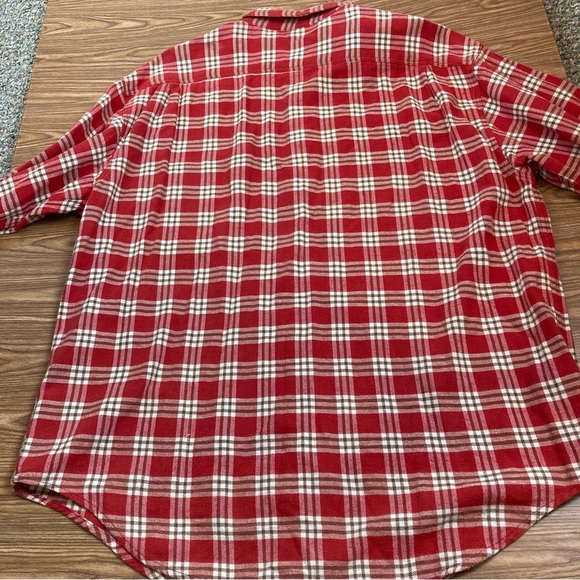 Vintage Disney Store Mickey Mouse Embroidered Flannel Button Down Shirt - Large - Picture 7 of 9